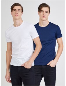 Levi's Sada dvou pánských triček v bílé a modré barvě Levi's The Perfect - Pánské