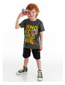 Denokids Dino Explorer Boys T-shirt Shorts Set