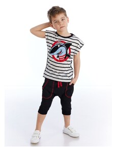 Denokids Sailor Boy T-shirt Capri Shorts Set