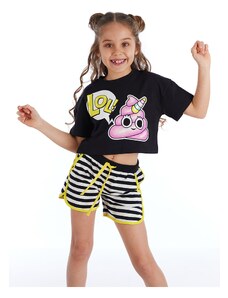 mshb&g Lolycorn Girl Crop Top Shorts Set