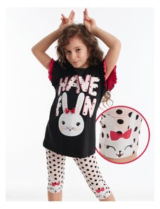 Denokids Bunny Fun Girls T-shirt Leggings Suit