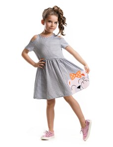 mshb&g Hollow Out Shoulder Teddy Bear Girl Dress