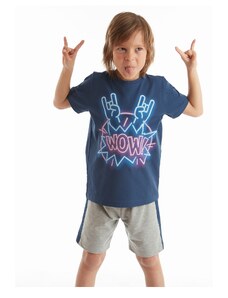 mshb&g Wow Rock Boy's T-shirt Shorts Set