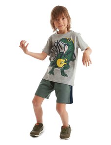 mshb&g Rock Dino Boy's T-shirt Shorts Set
