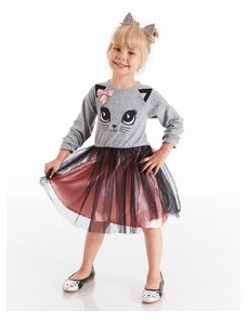 Dívčí šaty Denokids CFF-20S1-019/Grey, Pink, Black