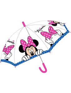 E plus M Dívčí transparentní deštník Disney - Minnie Mouse