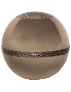 Bloon Paris Kávově hnědý sametový sedací/gymnastický míč Bloon Edition Yang 55 cm