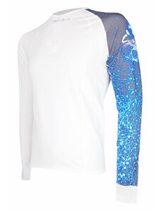 Suspect Animal Pánské funkční triko dlouhý rukáv ARCHITECT bílá BambooHeavy - Modrá / M