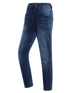 Dětské džínové kalhoty NAX - ZEFRO - tmavě modrá