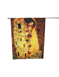 Dámský šátek Gustav Klimt-Polibek, bavlna