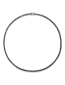 Stříbrný náhrdelník se zirkony Oliver Weber Classic WHI