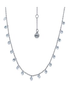Stříbrný náhrdelník se zirkony Oliver Weber Benefit