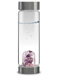 Phoenix Import Vita Juwel Via Gem Watter Bottle skleněná láhev s polodrahokamem 500 ml