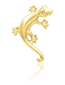 Junipurr jewelry Bezzávitová koncovka piercingu ze 14 kt žlutého zlata Chameleon