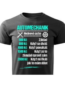 Pánské tričko Tričko Automechanik - sazba