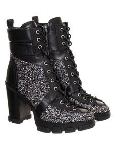 Michael Kors dámské kotníkové boty Ridley Lace Up Bootie Chunky Glitter