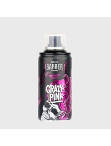 Marmara Barber Crazy Pink barevný sprej na vlasy - růžový 150 ml
