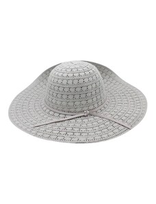 Hologramme Paris Dámský letní klobouk Lydie šedý