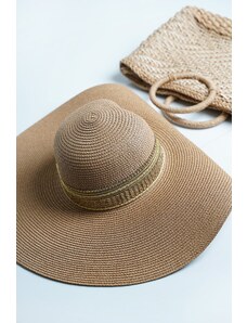 ChicChic Béžový slaměný klobouk Carisse