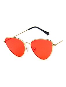 Sluneční brýle s kočičíma očima, oranžové, UV400 filtr, 143x56x45 mm