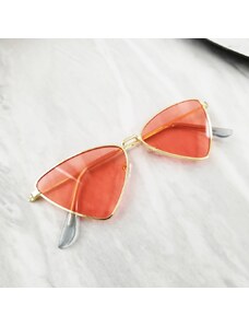 Flamenco Mystique Unisex sluneční brýle ve tvaru kosočtverce OK208R, UV400 filtr, elegancké zauszniki, ideální pro jarní a letní styly