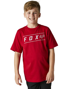 Dětské tričko Fox Racing Youth Pinnacle Ss Tee Flame Red