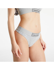 Kalhotky Calvin Klein Reimagined Heritage Thong Grey Heather