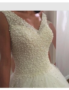 Donna Bridal luxusní svatební šaty - ušijeme s ramínkami nebo bez podle přání zákazníka + SPODNICE ZDARMA