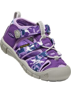 KEEN Dětské sandály KEEN SEACAMP II CNX TOTS camo/tillandsia purple