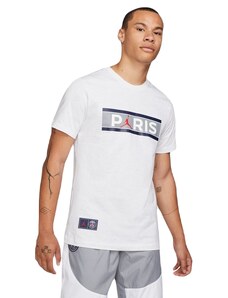 Air Jordan PSG Wordmark Tee / Bílá, Modrá / 2XL