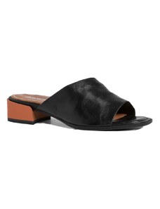 Kožené moderní pantofle Tamaris 1-1-27227-28 černá černá