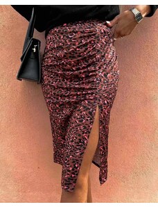 Italská móda Luxusní sukně s rozparkem m/l