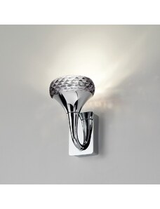 Axolight Fairy, designové nástěnné svítidlo, 1x6,6W LED, kouřové sklo, výška 14,7cm
