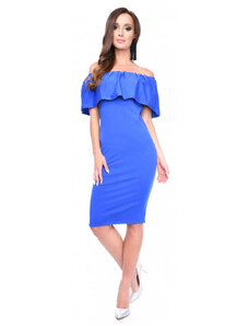 Oxyd Modré bavlněné šaty Carmen