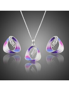 Francesca Petrucci Souprava náhrdelníku a náušnic Swarovski Elements Scarsi