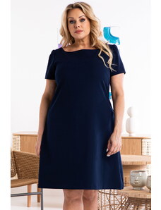 Karko Woman's Dress SB445 Navy Blue