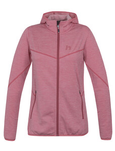 Dámská mikina s kapucí Hannah DAGNYS HOODY quartz pink mel