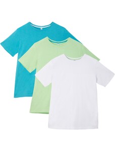 bonprix Dětské tričko (3 ks) Modrá