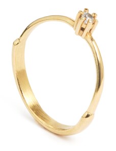 Vika Mayzel Zlatý zásnubní prsten Lasse od Viky Mayzel
