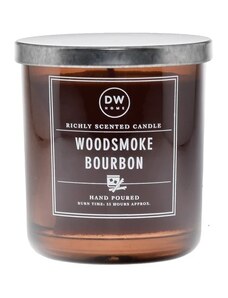 DW HOME vonná svíčka ve skle Woodsmoke Bourbon, střední