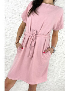 Moda Italia Růžové dámské šaty 2005PI