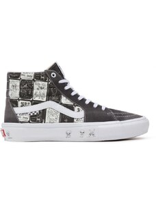 BOTY VANS Skate SK8-Hi (DANIEL JOHNSTON) - šedá -