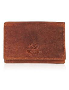 Dámská kožená peněženka Paolo Peruzzi T-33 hnědá