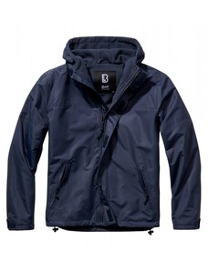 Tmavě modrá pánská bunda Brandit Windbreaker Frontzip