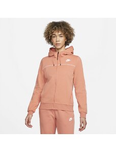 Oranžové dámské mikiny Nike, na zip - GLAMI.cz