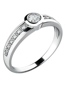 Zlatý prsten s diamanty AU 585/1000 PATTIC G10778B01A