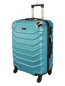 Cestovní kufr RGL 730 modrý metalický - střední