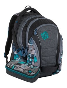 Bagmaster BAG 21 B studentský set - zeleně modrý