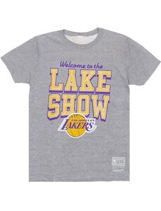 Mitchell & Ness Los Angeles Lakers Lake Show Tee / Šedá, Žlutá / L