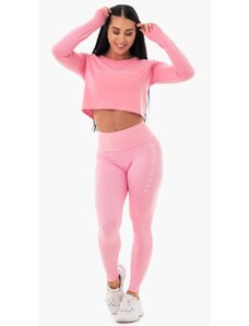 RYDERWEAR STAPLES CROPPED SWEATER - PINK